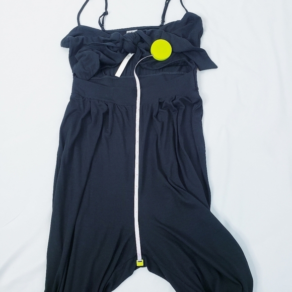 NWT ASOS Cami Jumpsuit with Tie Knot Front Black Jersey - Picture 7 of 9